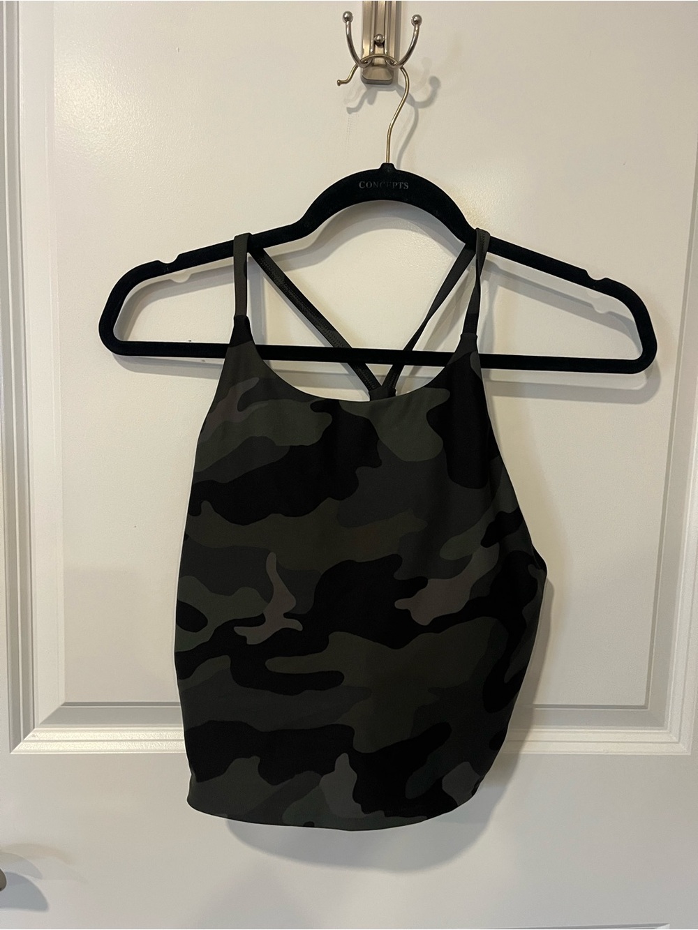 Old Navy Camo Tank Top in Black and Dark Green